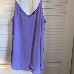 ‼️FINAL MARK DOWN‼️BEAUTIFUL FLOWY DOUBLE LAYERED TANK- can be dress up or down